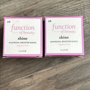 NWT 4pcs Function of Beauty Shine Hair Booster Shots
